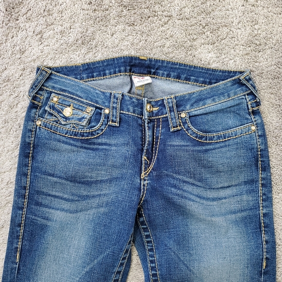 True religion Joey Swarovski Button Jeans - Picture 2 of 5